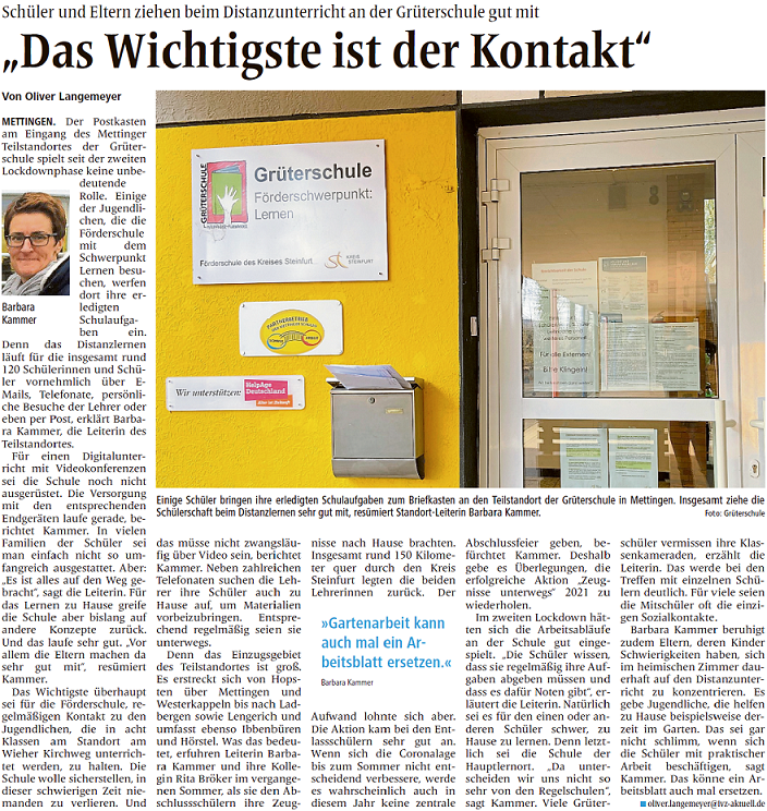 Ibbenbürener Volkszeitung 27.01.2021 Oliver Langemeyer Autorivz.medien GmbH Co. KG alle Rechte vorbehalten