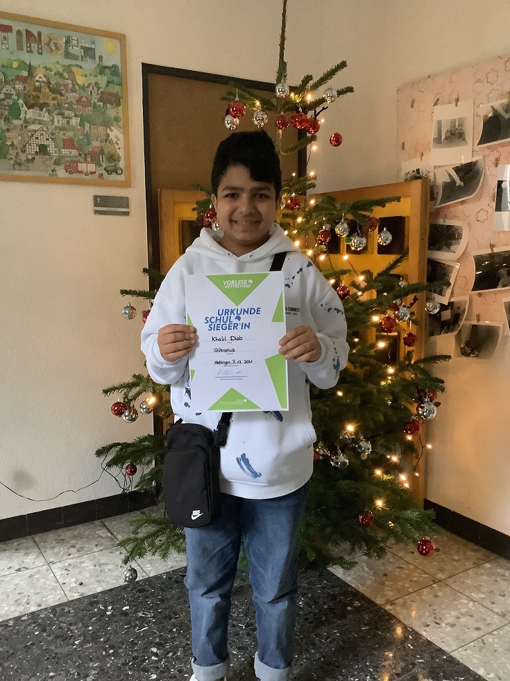 Sieger Vorlesewettbewerb